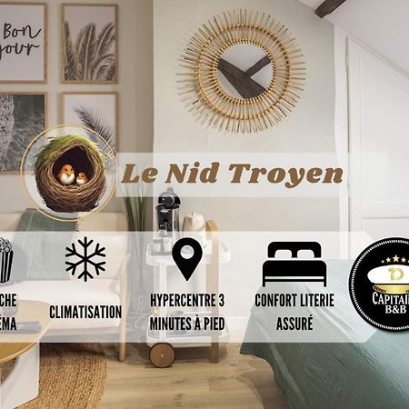 Le Nid Troyen - Proche Hypercentre - 2 Pers Apartment Troyes Exterior photo